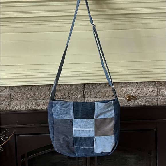 Upcycled Denim Bag - Picture 2 of 4